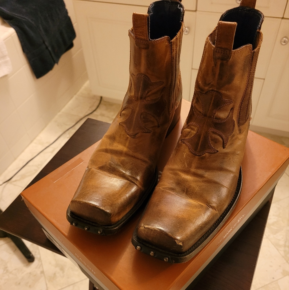 MARK NASON LEATHER BOOTS